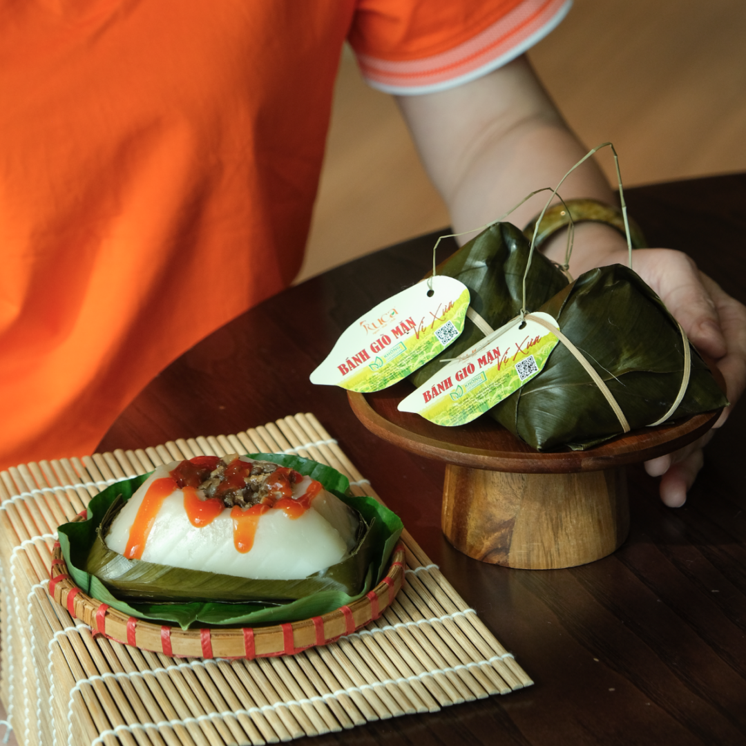 Bánh giò chay nấm tươi Vị Xưa
