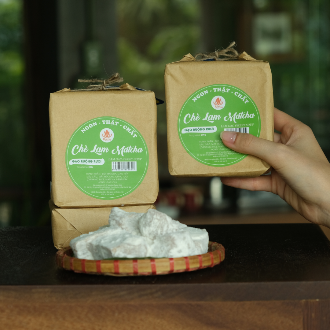 Chè lam matcha