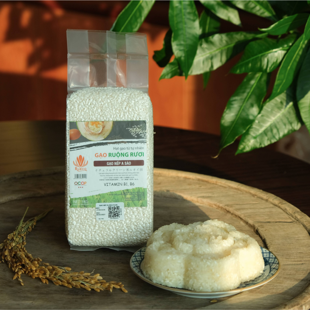 Gạo nếp A Sào ruộng rươi