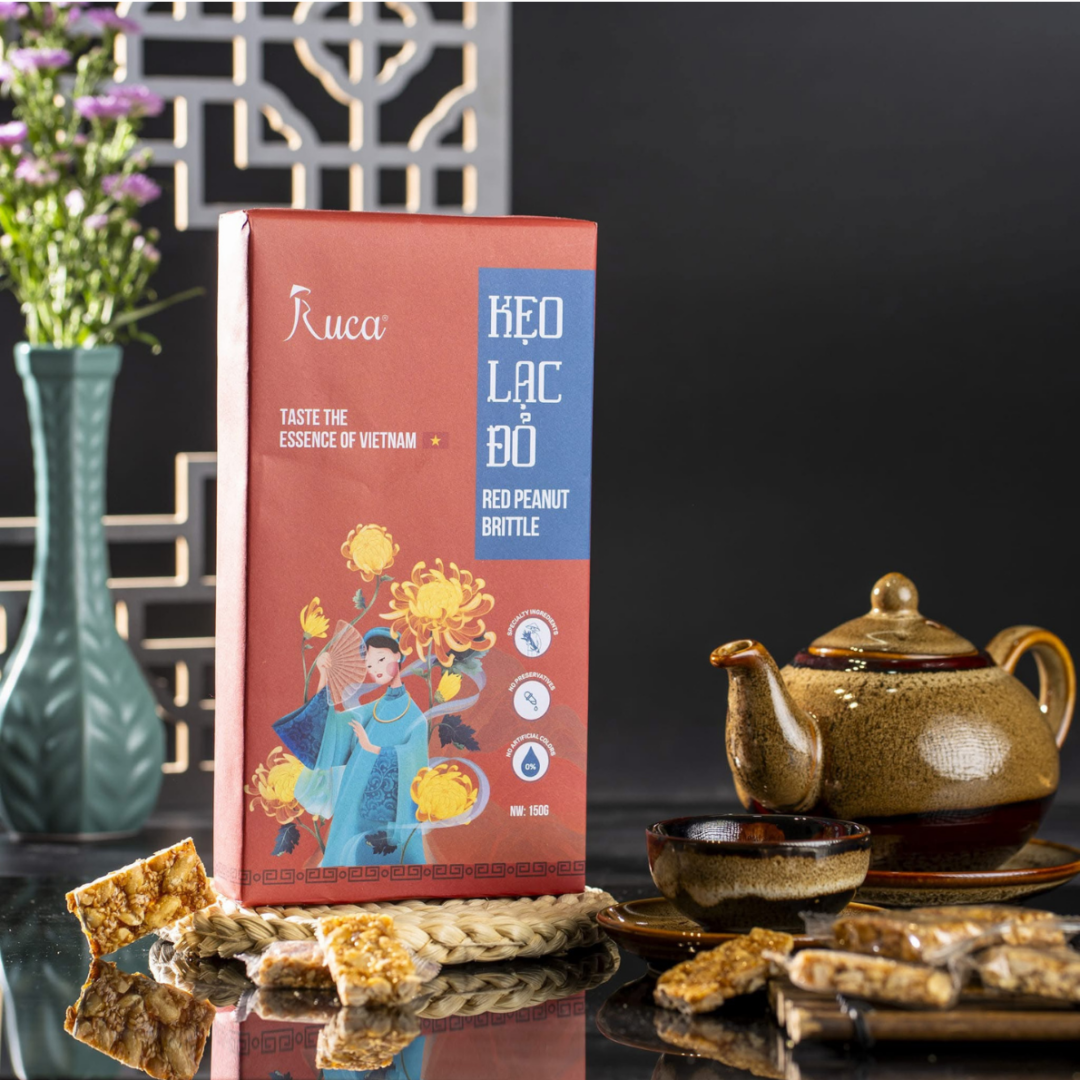 Kẹo lạc đỏ hộp quà tặng