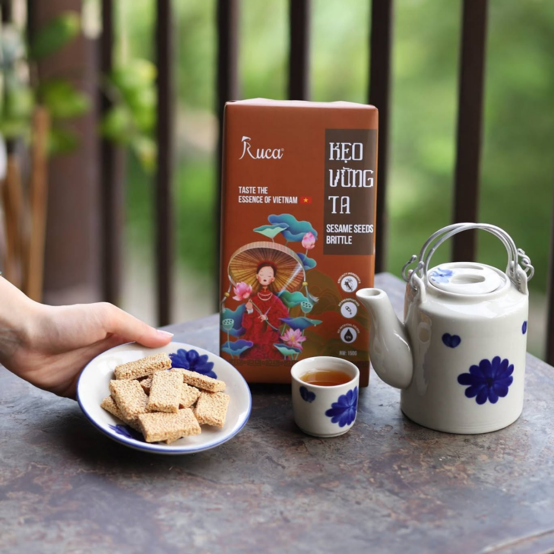 Kẹo vừng ta hộp quà tặng